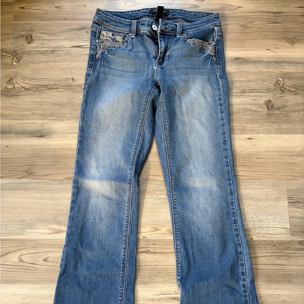 White House Black Market Medium Wash Boot Cut Jeans